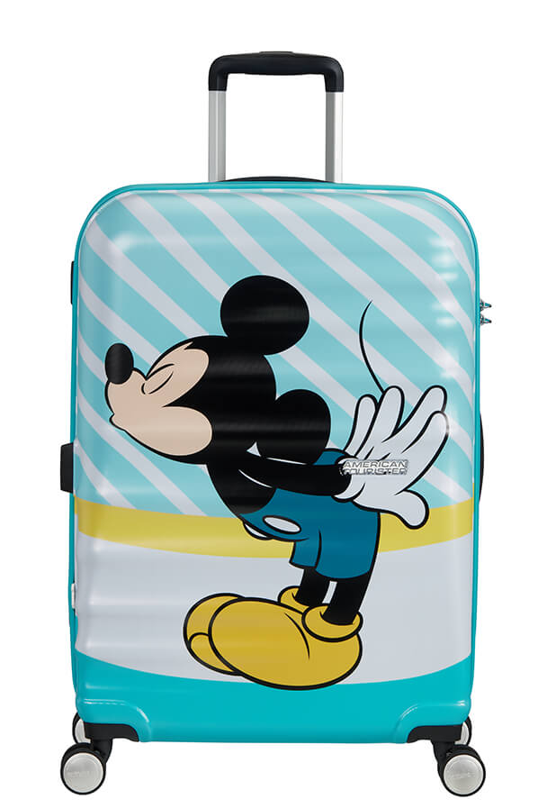 Mala de Viagem Média 67cm 4 Rodas Beijo do Mickey Azul - Wavebreaker Disney  - American Tourister® - Loja Oficial: Malas de Viagem e Mochilas
